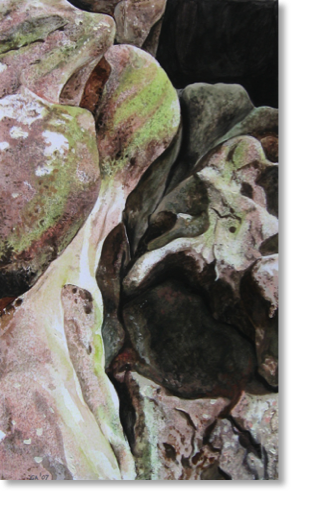 Rock Series No.52 (2007)
14 x 24 cm
watercolour & ink on paper